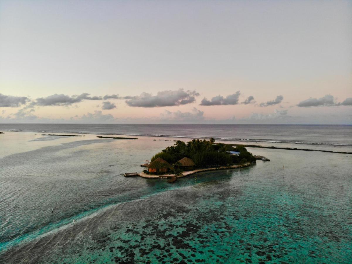 Eden Private Island Tahaa Hotel Patio  Kültér fotó