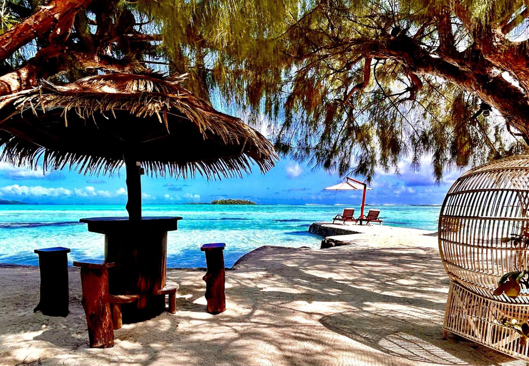 Eden Private Island Tahaa Hotel Patio Kültér fotó